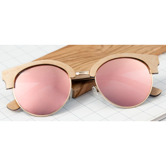 Sluneční Dřevěné Brýle – Beach (Unisex) 
