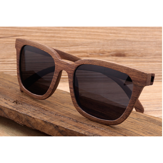 Sluneční Dřevěné Brýle – Cube (Unisex) 